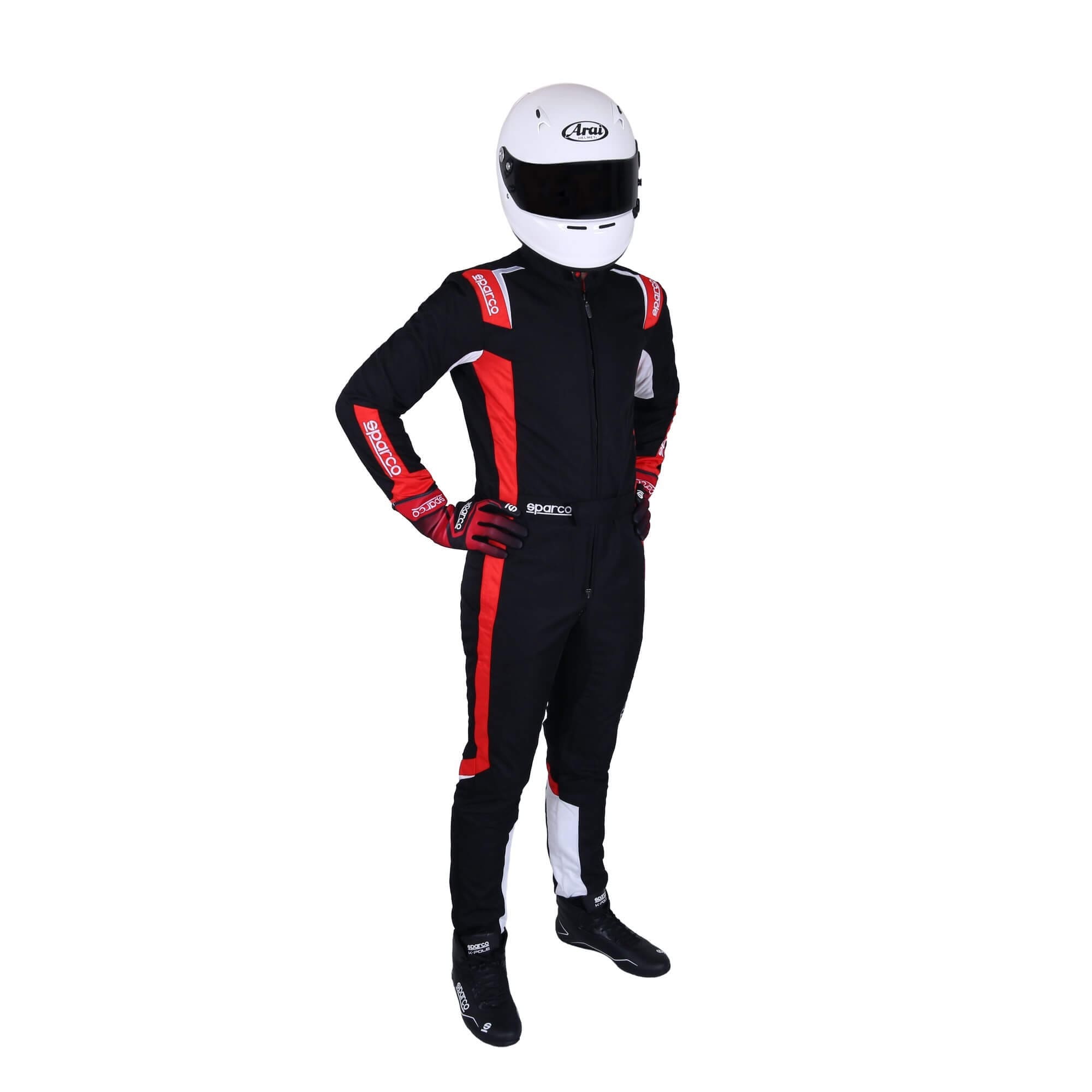 Karting Suit Sparco Thunder Black/Red