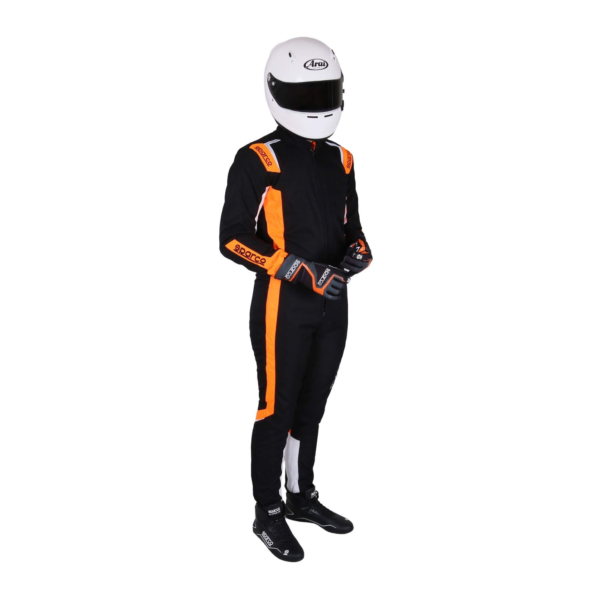 Karting Suit Sparco Thunder Black/Orange