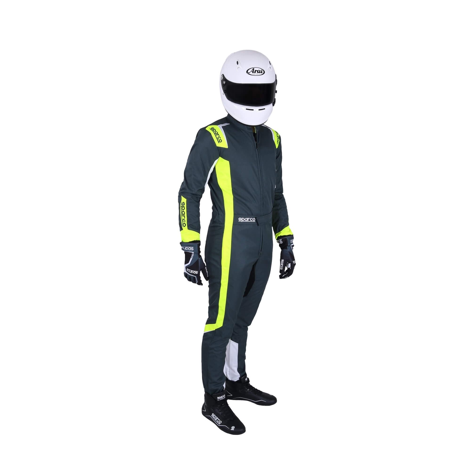 Karting Suit Sparco Thunder Grey/Yellow