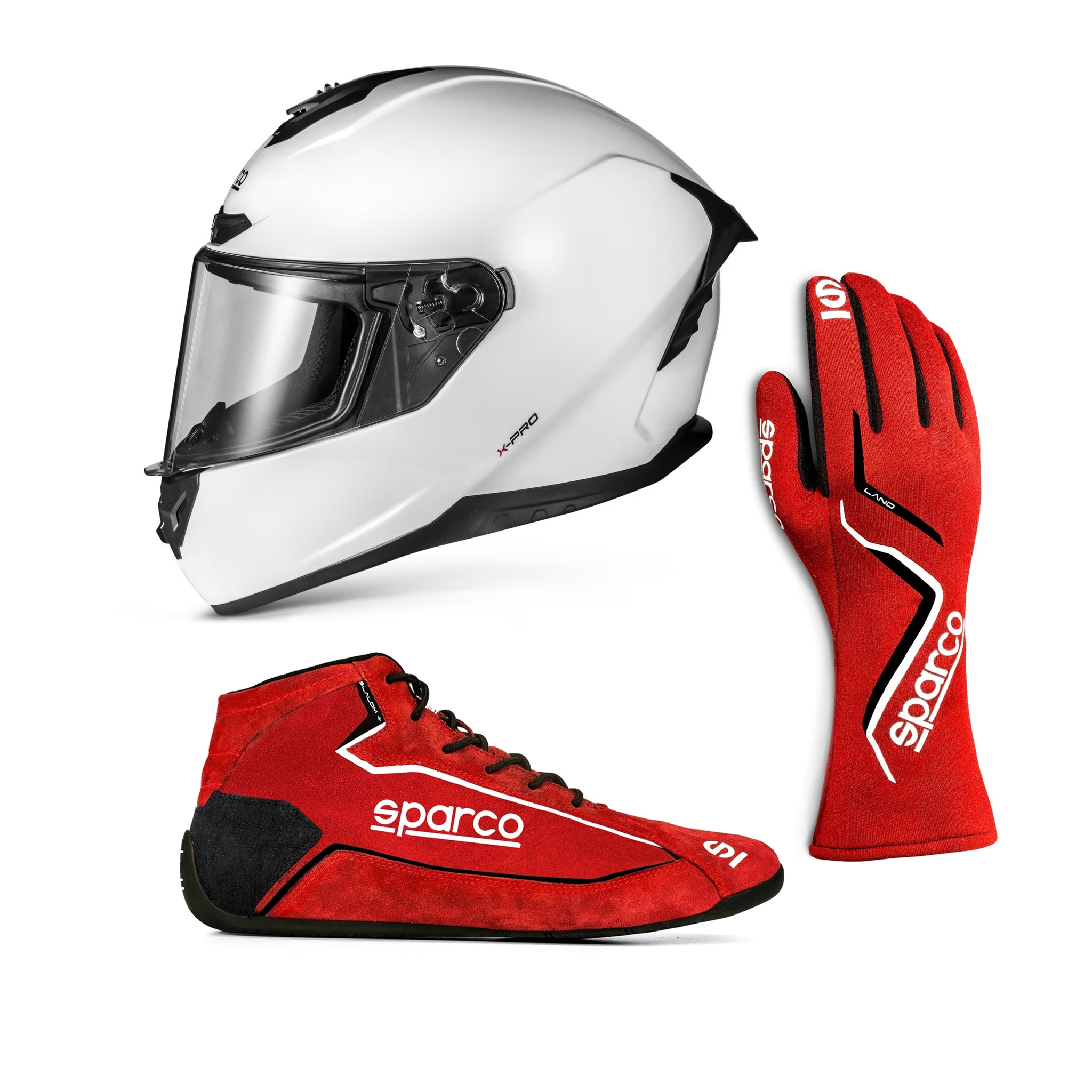 Track Day Kit, White/Red